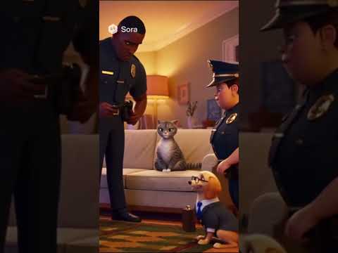Cat Hires a Dog as His Lawyer... It Goes Horribly Wrong! 😂 (Hilarious AI Animation) #funny #aivideo