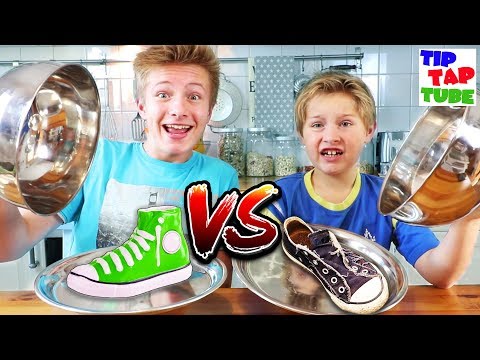 SCHOKO FOOD vs. REAL 🍫 STINKENDE SCHUHE ESSEN? 🤢  TipTapTube