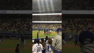 Mookie’s daughter first pitch! #shorts #mlb #dodgers VS #rockies #10/3
