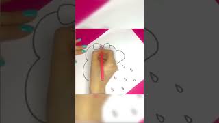 رسم سحابة للاطفال #drawing #artforkids #art #preschool #satisfying