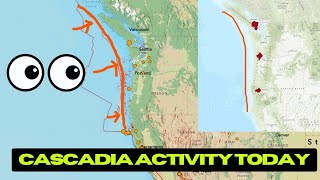 Elevated Cascadia Tremor with Earthquakes today. M1.1 Solar Flare on the Sun tonight. Monday Night