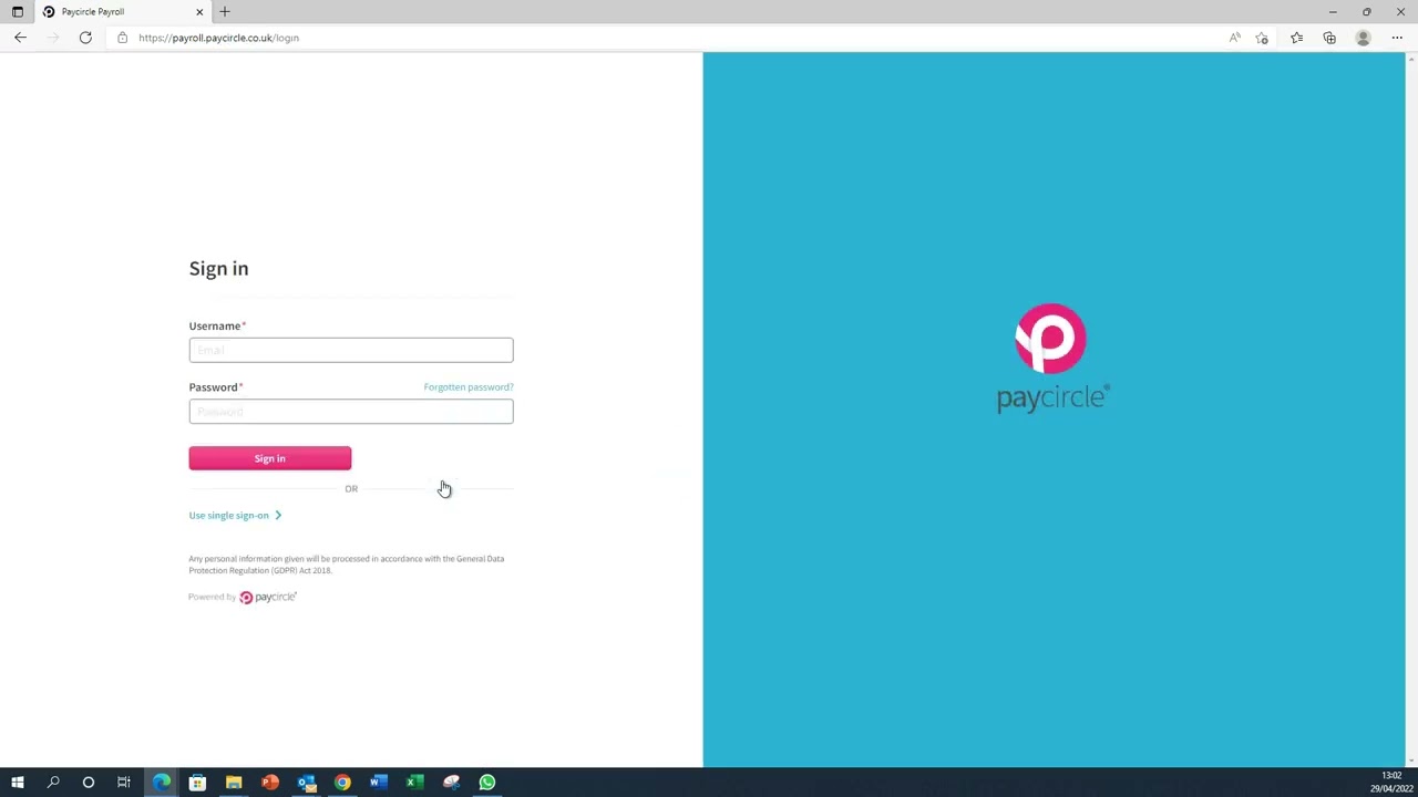 Paycircle Login  UK 2024