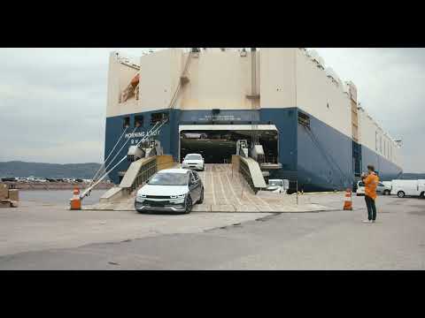 Ankomst og levering av de første IONIQ 5 | Hyundai