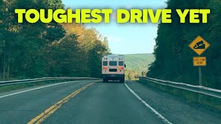 Stressful Mountain Drive Through New York in our Tiny Home!