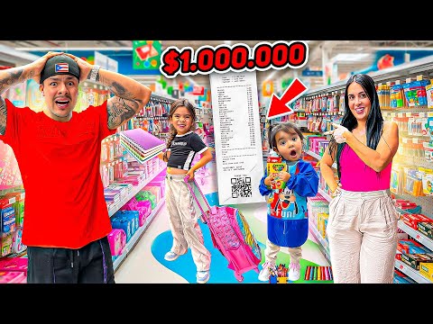 COMPRAMOS LOS ÚTILES ESCOLARES para el PRIMER DÍA DE CLASES de mis HIJAS😱📚