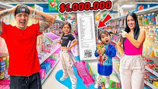COMPRAMOS LOS ÚTILES ESCOLARES para el PRIMER DÍA DE CLASES de mis HIJAS😱📚
