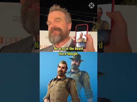 David Harbour reacts to Hopper in Fortnite because IGN’s Jeffrey always wants to talk Fortnite. #ign