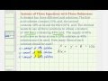 Mixture and Solution Problems