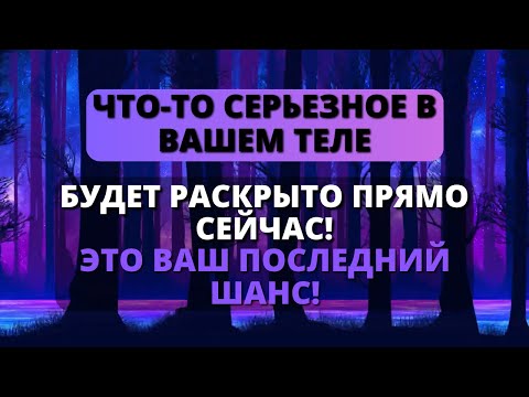 😭 В ВАШЕМ ТЕЛЕ ОБНАРУЖИТСЯ ЧТО-ТО СЕРЬЕЗНОЕ... УВИДЬТЕ ЭТО ПРЯМО СЕЙЧАС! - Послание с Небес