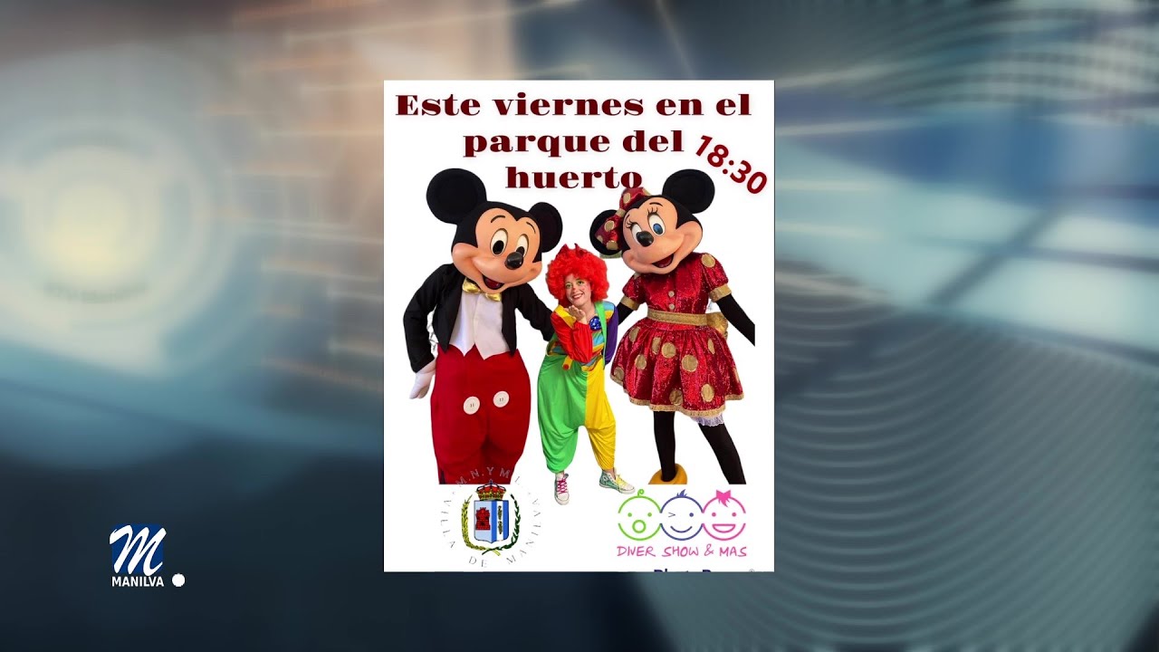 Mickey y Minnie Mouse visitarán El Parque del Huerto