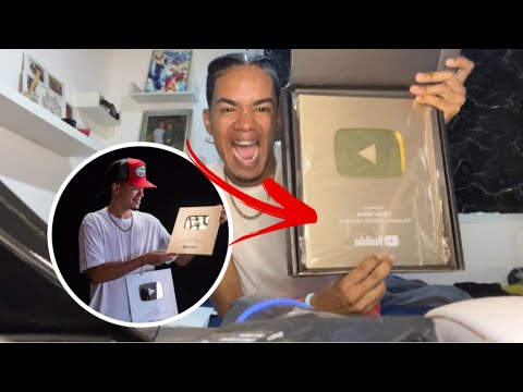 Así me llegó mi placa del millón de suscriptores 🏅😍(Adrián Videos)