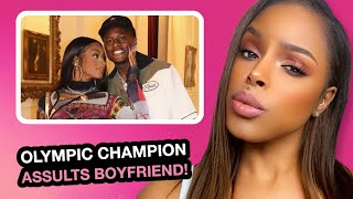 Sha'carri Richardson ASSAULTS Boyfriend At Airport! | Keep Your Hands To Yourself!