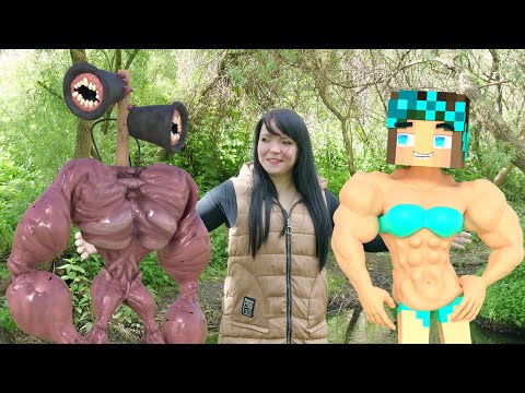 Top 5 Real Life : Siren Head vs Alex - Minecraft Animation