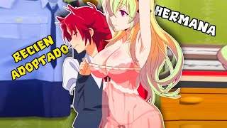🟪 FUE ADOPTADO Y SE ENAMORO DE SUS 6 HERMANAS | ⚪ Megami-ryou no Ryoubo-kun Resumen