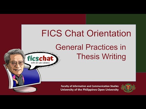 FICS Chat with Sir Lex | Episode 1: FICS Chat Orientation