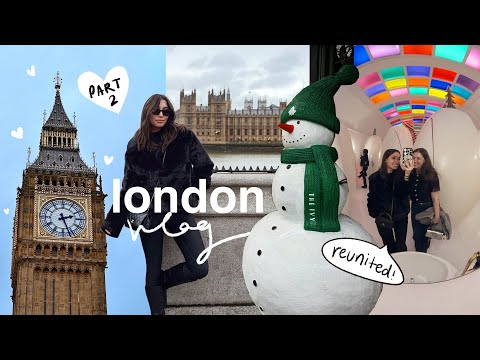 CHRISTMAS IN LONDON: vintage shopping, reuniting w/JILL + a travel day