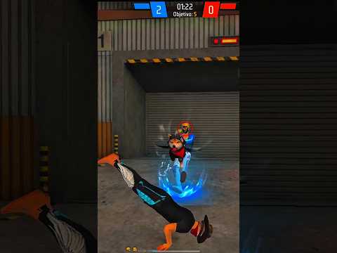 Esse aleatório ficou parado achando que ia ser fácil virar o jogo kkkk #freefire #ff #shorts