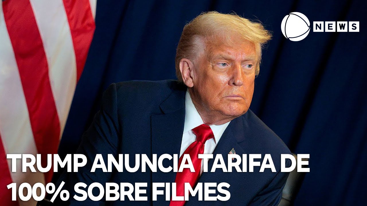 Trump anuncia tarifa de 100 sobre filmes feitos fora dos Estados Unidos
