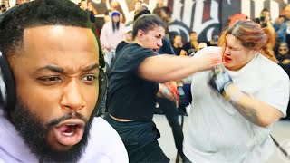 CashNasty Reacts To 1 Minute FIGHTS ($50,000 Backyard Tournament)