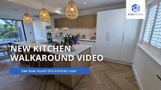 Walkaround Video of a Japandi Inspired Kitchen Design in Reigate, Surrey