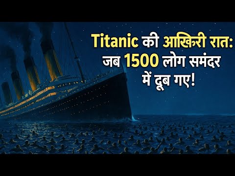 Titanic की Midnight Story | 1500 लोग कैसे डूबे महासागर में?Titanic story in Hindi