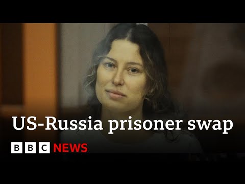 Woman jailed in Russia over Ukraine charity donation freed in US prisoner swap | BBC News