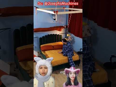 Percobaan mesin pasang sprei⁉️ @JosephsMachines