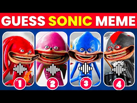 Guess the Sonic Meme & WHO IS SINGING 🎤🎵 | Sonic the Hedgehog 3 Movie Quiz 🎬🦔💙 by Quiz Empire