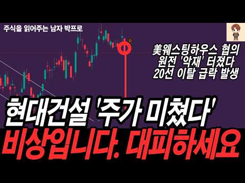 [<strong>현대건설</strong> 주가전망] 주가 미쳤다 !! 비상입니다 !! 대피하세요 !!