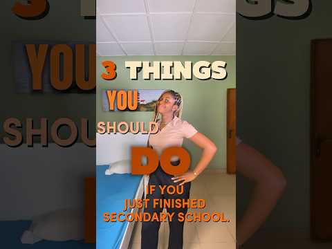 3 Things To Do If Just Finished High School ✨🤍 #storytelling #relatable