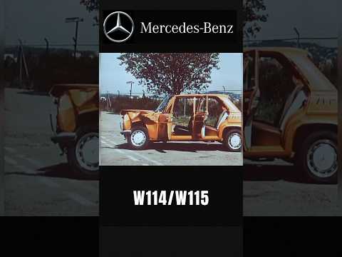 Mercedes-Benz W114 / W115 habitáculo indeformable #mercedes #mercedesbenz #w114 #w115 #classiccars