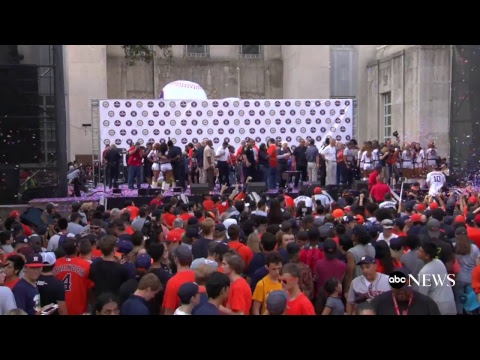 Houston Astros celebrate World Series win with parade