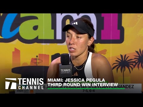 Jessica Pegula Previews Matchup with Emma Navarro | 2024 Miami Third Round Interview