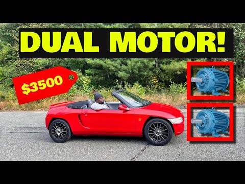 We put two motors in Hondas smallest sports car and it rips!