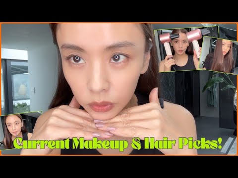 【GRWM】最近のあれこれ話しながら。ダイソン新製品＆最新メイク