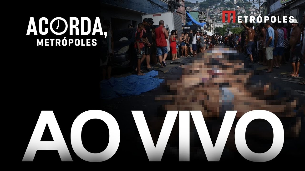 AO VIVO Lula x crime organizado  119 mortos no Rio de Janeiro