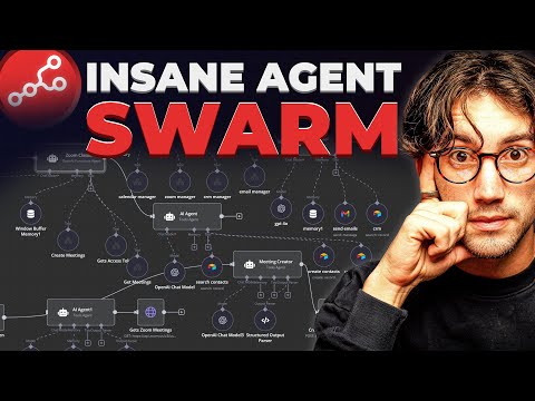 This AI agent swarm AUTOMATES my schedule! (n8n agents)