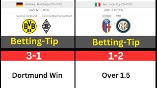 FOOTBALL PREDICTIONS TODAY 19/12/2025 SOCCER PREDICTIONS TODAY | BETTING TIPS, #footballpredictions