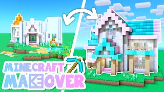 💜The CUTEST House Transformation! Minecraft Makeover