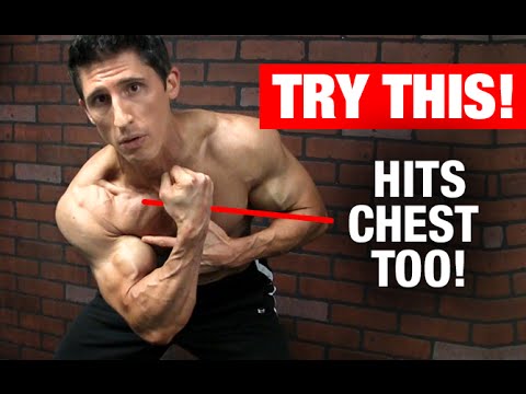 Biceps Concentration Curl Variation (HITS CHEST TOO)