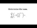 Understanding Sigma Notation and Geometric Series