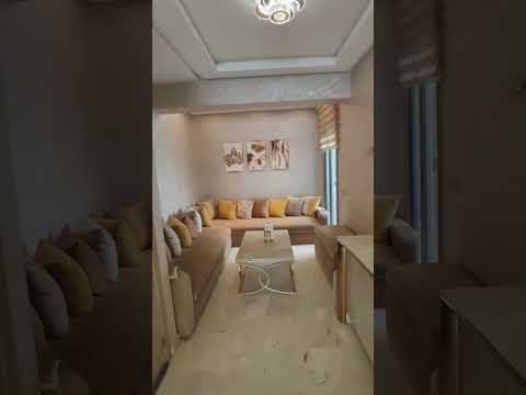 شقة فاخرة🔴 لللبيع بغرفتين 2 صالون مطبخ مجهز حمامين مصعد ومرآب تيتري بمنطقة ممتازة 