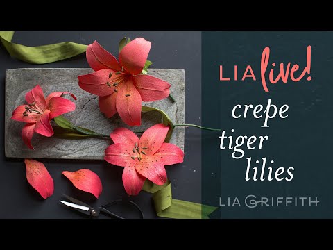 How To Make A Crepe Paper Lily