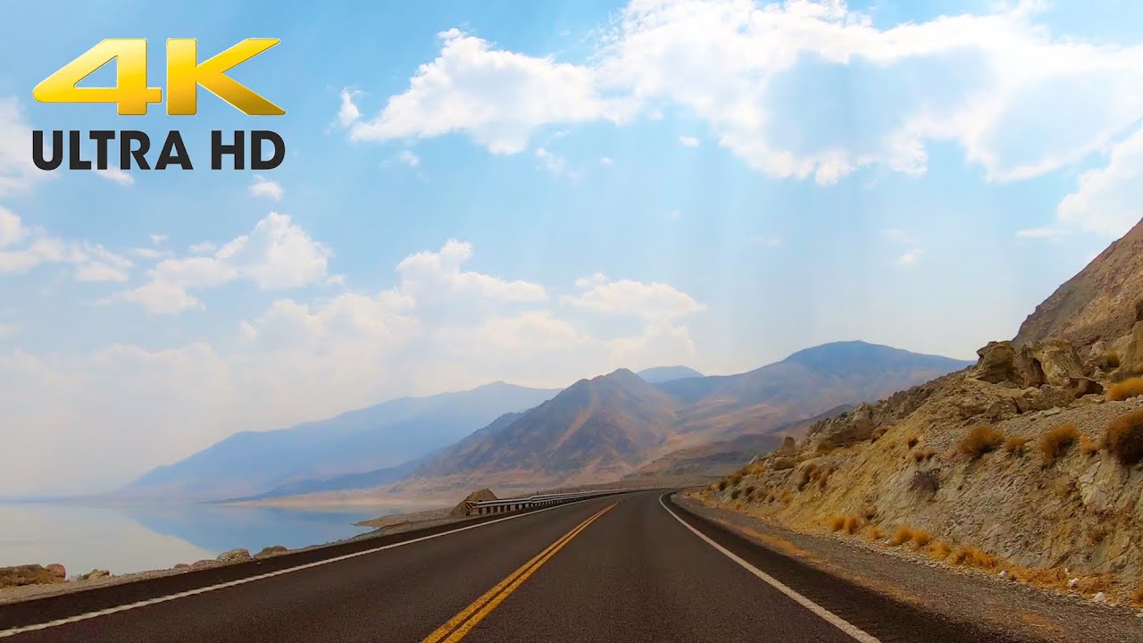 3. 5 Hours of Relaxing Nevada Desert Driving Carson City to Las Vegas Complete Drive 4K
