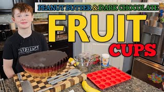 Peanut Butter/Chocolate/FRUIT CUPS #protein #martialarts #healthyeating #ufc