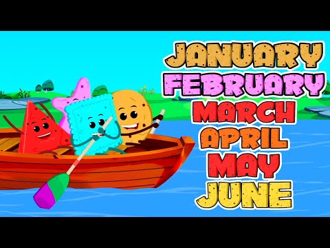 Months Of The Year Song  and  + More Preschool  Videos and Nursery Rhymes For Kids