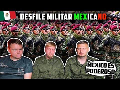 🇲🇽 MILITARES RUSOS REACCIONAN a DESFILE MILITAR MEXICANO y SE QUEDAN IMPRESIONADOS
