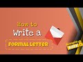 Formal Letter Writing Essentials
