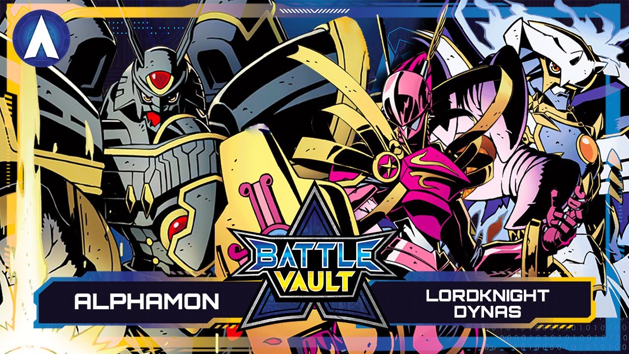 Alphamon VS LordKnightmon & Dynasmon | BATTLE VAULT Royal Knights - Episode 7 | Digimon TCG Gameplay