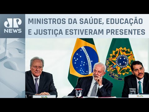 Lula sancionou três leis no Palácio do Planalto nesta terça (04)